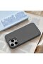 premium silicone case designed for perfect iPhone fit. Gray - 2