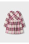 4924-42 Girl's Cherry Plaid Dress - 3