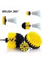 3 Pcs Car Tire Electric Drill Brush With Drill Attachment Tub Cleaner Scrubber Cleaning Bru - 2