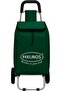 Shopping Trolley | Foldable & Portable Fabric Luggage Bag with Wheels – Green
