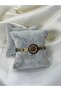 Steel Bracelet with Evil Eye Beads in Gold - 3