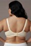 Ecru Women's Plus Size Shaping / Sculpting Bra - Wire Free Spongeless Lace Minimizer C Cup Breast Reducer - 5