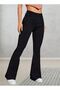 Dodge Black Spanish Paca Jeans Flare Women's Colorfast Power Lycra t Shaping / Sculpting Jeans // Pants - 3
