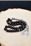 Natural Garnet Stone 33-Bead Rosary with Metal Tassel 10mm Sphere Cut 902511 - 5