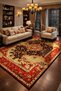 Sdt Traditional Peeling Effect Patterned Woven Base Modern Decorative Carpet Sdt213 - 2