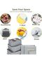 Six-Piece Pouch Travel Luggage Organiser Set, Grey - 4