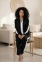 Women's Half Zipper Long Sleeve Striped Detail Tracksuit Set C5T2N07 - 3