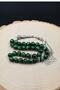 Natural Green Tiger's Eye Stone 33 Beads Prayer Beads with Metal Tassel 10mm Sphere Cut 902515 - 6
