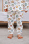 Baby Boy Kids Pajama Set Long Sleeve Top and Bottom Set - Cute Space Adventure - 4