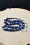 Natural Lapis Lazuli Stone 33 Beads Prayer Beads with Metal Tassel 10mm Sphere Cut 902516 - 6