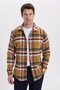 Men's Slim Fit slim fit checkered winter lumberjack shirt - 2