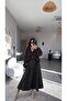 High Waist Plaid Long Skirt Polyviscose Fabric - 3