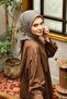وشاح إيكوزين TN2108 بنمط هندسي 09-ذهبي-أسود - 3