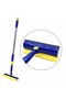 Double Sided Glass Cleaning Brush Mop Telescopic Handle Glass Wiper Squeegee 180 Degree Rotating Head - 8