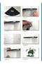 Floating Corner Wall Shelf 3Pcs Triangle Bookshelf Home Decor 3 Tier Display Organizer 16Cm - 4