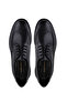 Men's Genuine Leather Black Classic Shoes - 5