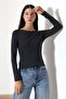 Women's Boat Neck Long Sleeve Bodysuit 21897 - 2
