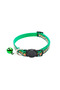 Green Christmas-Themed Adjustable Cat Collar – with Rattles, Safety Buckle (Gift Pattern) - 3