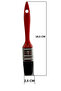 Plastic Handle Oil Paint Acrylic Brush No:1 Painting Painter Brush Hobby Wall Metal Wood Painting - 4