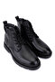 Men's Genuine Leather Black Casual Boots - 2