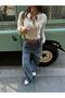 Lace-Like Knit Cardigans with Tie Detail - 5