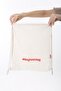 Printed Raw Cloth Drawstring Back Drawstring Cloth Bag - 2