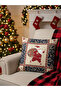 Double-Sided Digital Printing Zippered Christmas Themed 4-Piece Pillowcase, Throw Pillow Cover 43X43 cm - 4