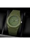 Aura Matte Green Arabic Numerals Watch – Minimalist Analog Watch (Unisex) - 3