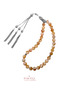 Certified 10 mm Citrine Silver Natural Stone Rosary