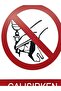 Wearing Loose Clothes While Working Is Prohibited Dekota Printing – 3 mm Forex Warning Sign 20 cm × 30cm - 5