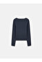 31993 Double Zipper Top-Dark Blue - 7