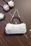 Pearl Lace Model Stylish and High Quality Bridal Bag Wedding Bag with Zircon Stone - 5