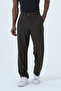 High Waist Plus Size Pleated Men's Baggy Khaki Fabric Pants