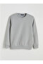 Lcwaikiki Classic Navy Blue Crew Neck Men's Thick Sweatshirt - 4