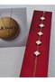 Gold White Pearlescent Color Steel Bracelet Clover Model - 3