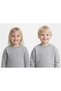 Girls Boys Crew Neck Casual Basic Comfortable Fit 3 Thread Non-Fleece Winter Tracksuit Set - 4