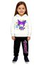 Kuromi Printed Children's Tracksuit Set 3 Thread Ş Fleece-Lined Cotton Fabric Hooded