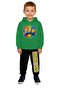 Minions Printed Children's Tracksuit Set 3 Thread Count Fleece-Lined Cotton Fabric Hooded