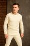65% Wool Thermal Underwear Standard Flexible Size Soft Wool Thermal Winter - 3