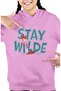 Stay Wilde Fox Printed Hooded Children's Sweatshirt, Unisex Zootopia Themed Hoodie