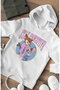 Stay Pawsitive Printed Hooded Children's Sweatshirt, Unisex Zootopia Themed Hoodie