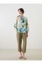 Lcwaikiki Classic Tie Neck Patterned Blouse - 2