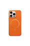Apple iPhone 14 Pro Compatible Case Vionix M-Safe Silicone Case Orange