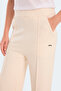 Ville Czg Women's Wide Leg Ecru Sweatpants - 4