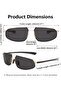Polarized Sunglasses for Men Lightweight Metal Frame UV400 Protection Sun Glasses - 5