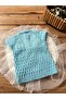 Knitted Vest Blue - 2