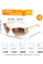 Women Trendy Polarized Y2K Sunglasses Butterfly Design Fashion Sun Glasses UV400 Protection - 6