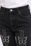275-12-25 Girl's Stone Embroidered Straight Leg Jeans Pants Age 6/12 - 7