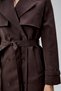 Acı Kahve Regular Fit Windbreaker Detailed Trench Coat 46636 - 8