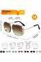 Square Pilot Steampunk Sunglasses - 7